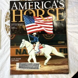 America's Horse Magazine Nov Dec 1998 rodeo Am quarter horse assoc